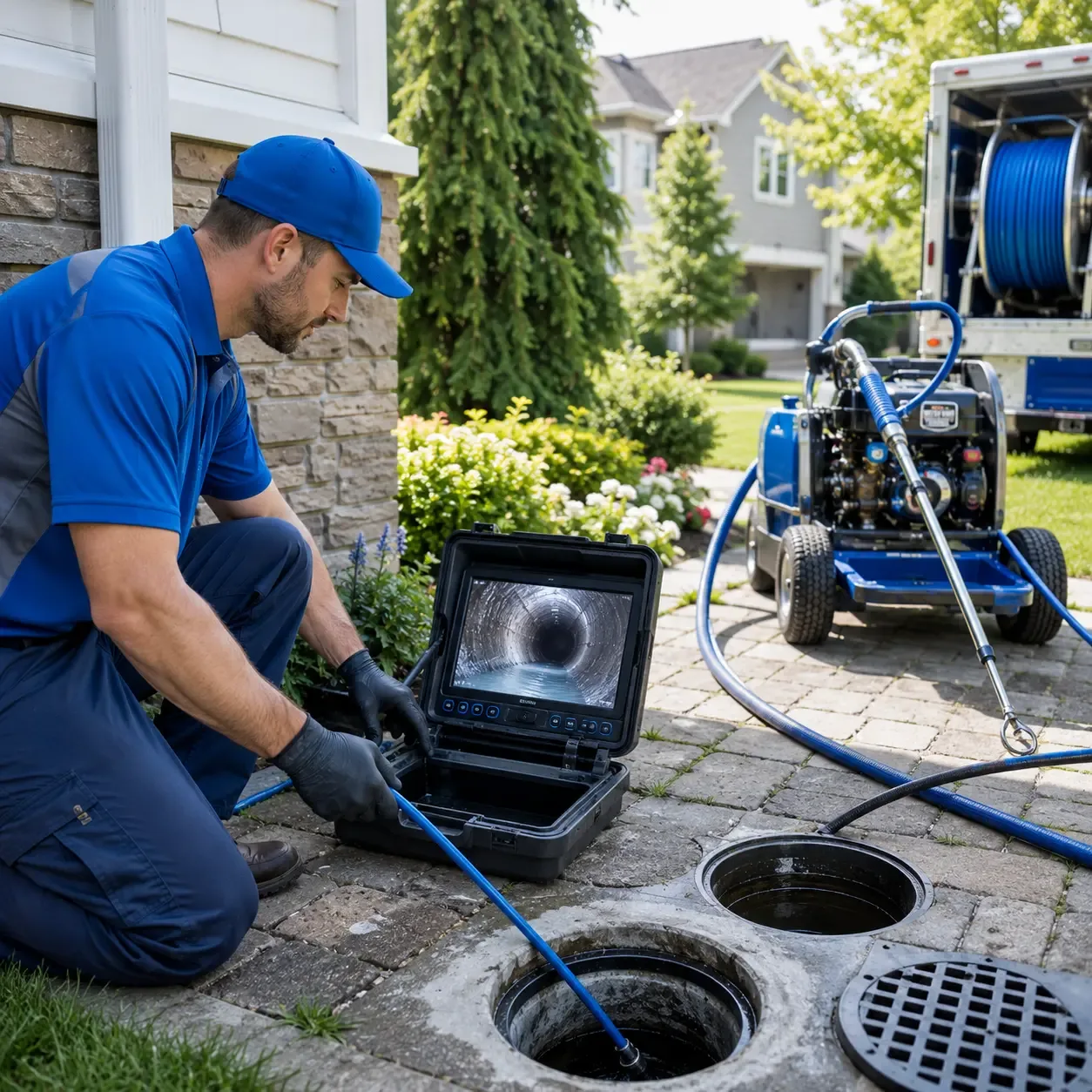 Outdoor drain cleaning professionals serving Bunkie, LA